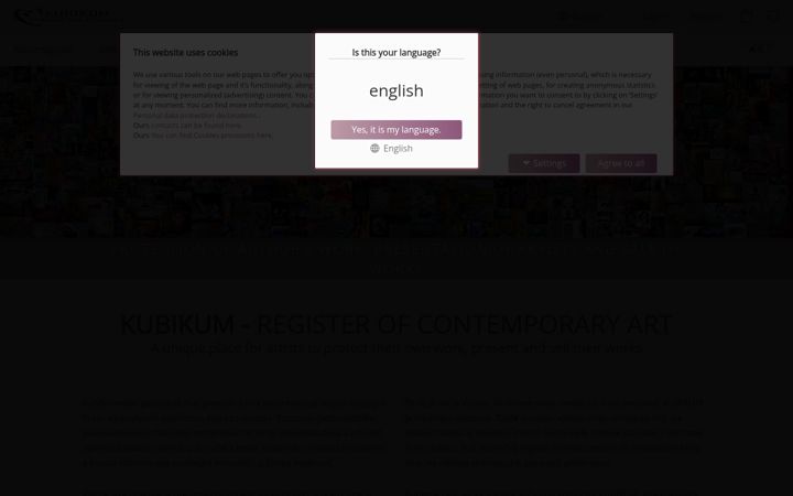 Screenshot of kubikum.com