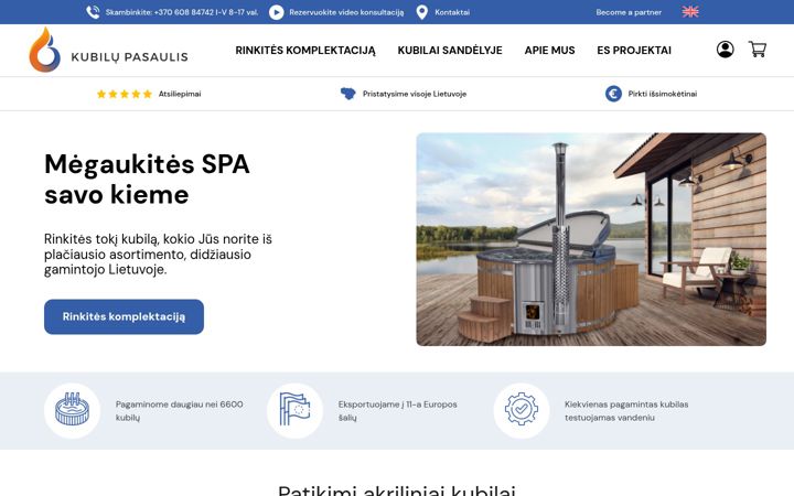 Screenshot of kubilupasaulis.lt