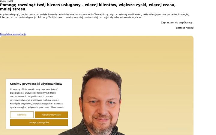 Screenshot of kubisz.net