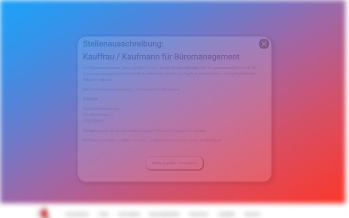 Screenshot of kublera.de