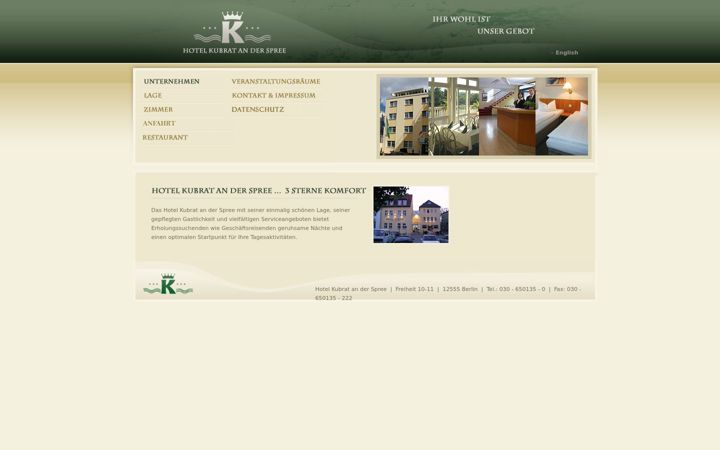Screenshot of kubrat-hotel.de