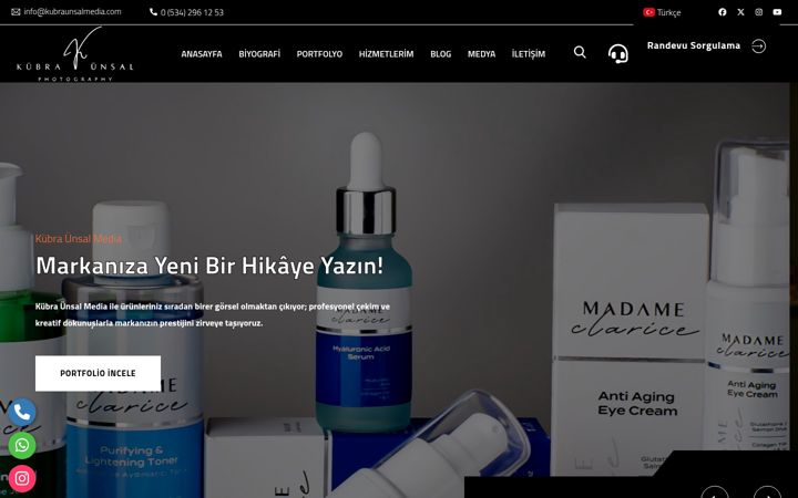 Screenshot of kubraunsalmedia.com