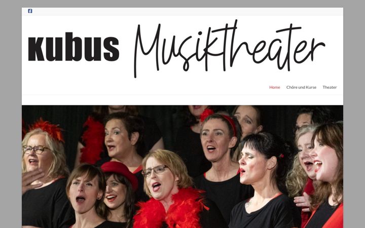 Screenshot of kubus-musiktheater.de