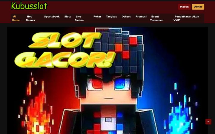 Screenshot of kubusslot.org