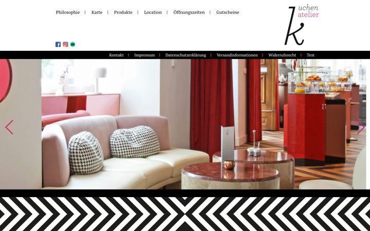 Screenshot di kuchenatelier.com
