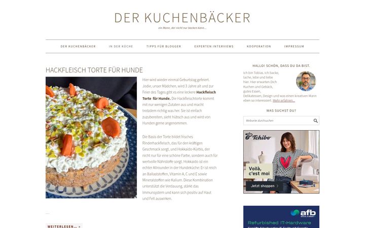 Screenshot di kuchenbaecker.com