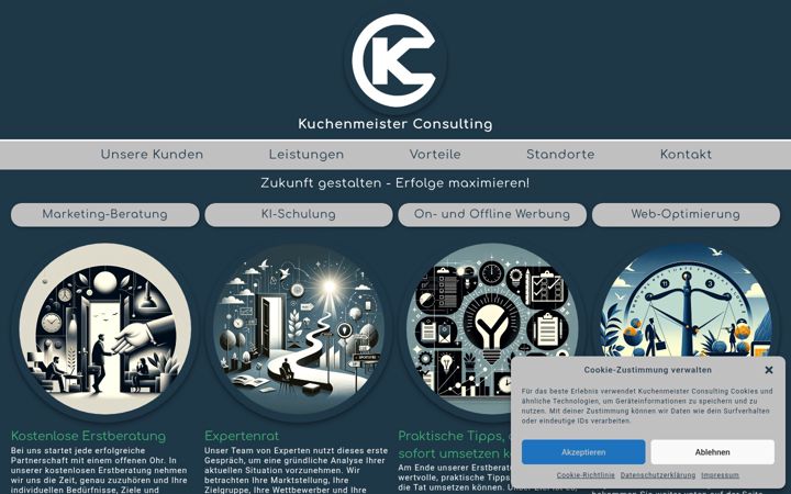 Screenshot of kuchenmeister.consulting