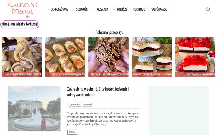 Screenshot of kuchennemecyje.pl