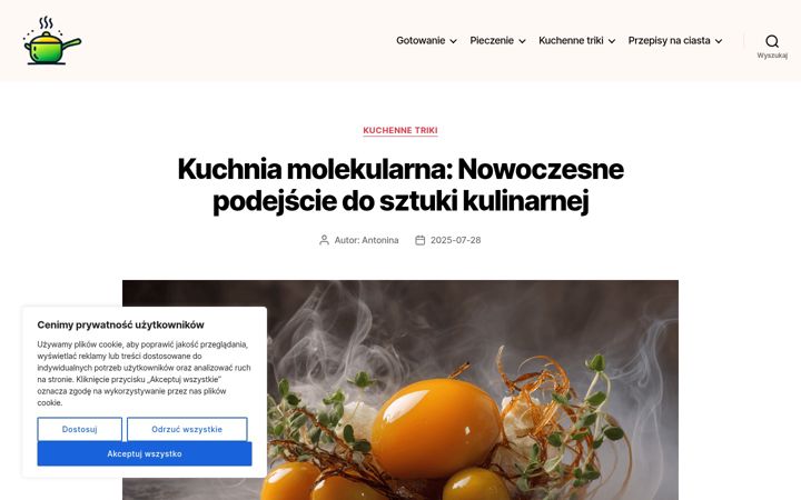 Screenshot of kuchennetriki.pl