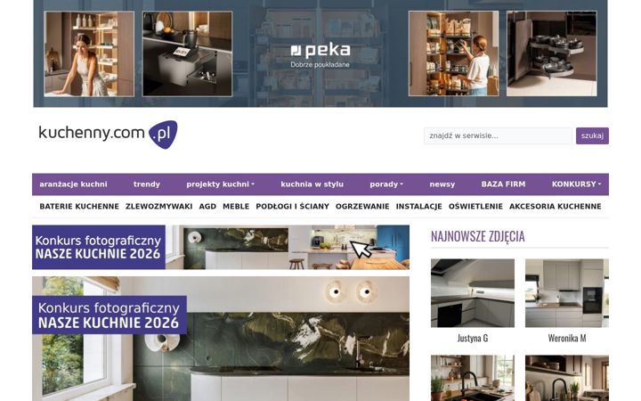 Screenshot of kuchenny.com.pl