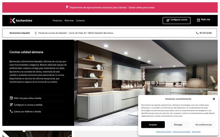 Screenshot di kuchentimesabadell.com