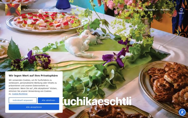 Screenshot of kuchikaeschtli.ch