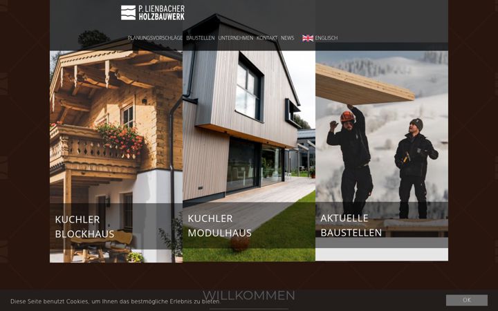Screenshot di kuchler-blockhaus.com