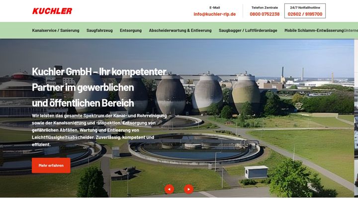 Screenshot of kuchler-rlp.de