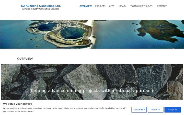 Screenshot di kuchling.com