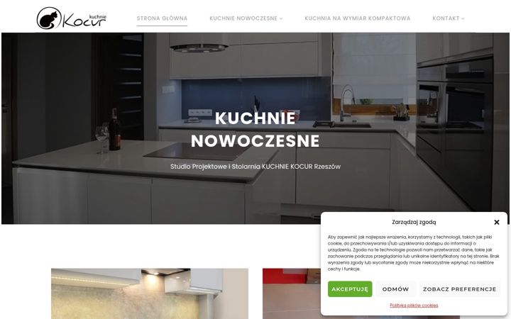 Screenshot of kuchnie-nowoczesne.rzeszow.pl