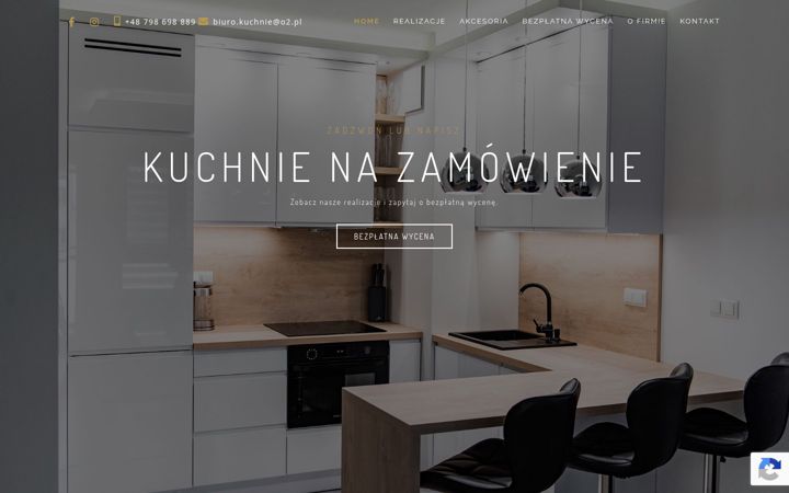 Screenshot of kuchnienazamowienie.com