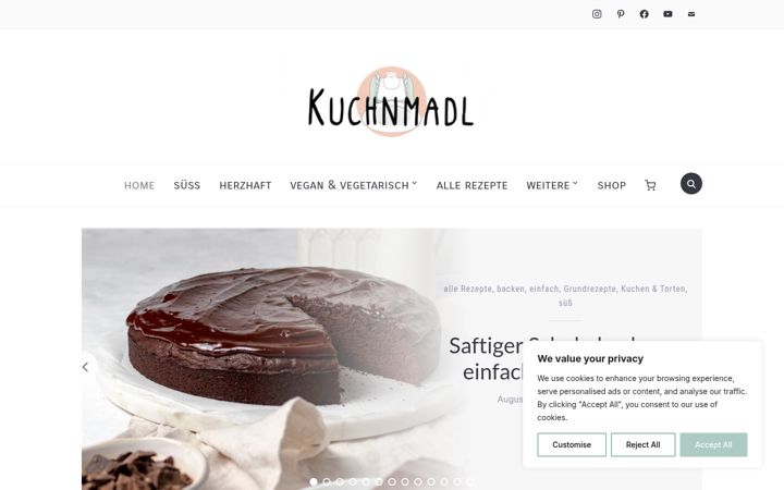 Screenshot di kuchnmadl.com