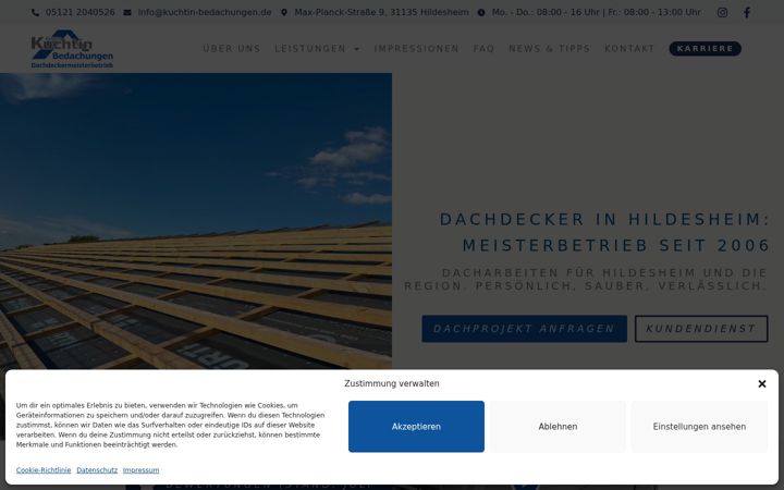 Screenshot of kuchtin-bedachungen.de