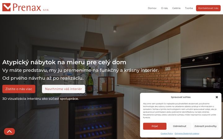Screenshot of kuchyne-skrine.sk