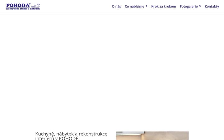 Screenshot of kuchynepohoda.cz