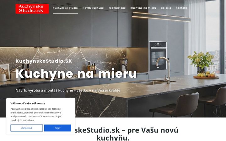 Screenshot of kuchynskestudio.sk