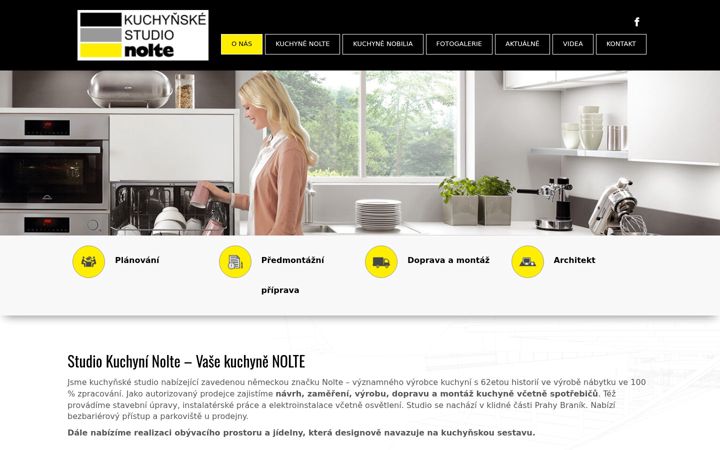 Screenshot of kuchynskestudionolte.cz