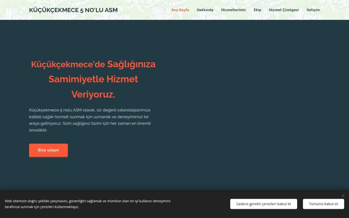 Screenshot of kucukcekmece5noluasm.com.tr