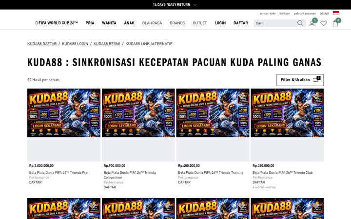 Screenshot stránky kuda88bet.org