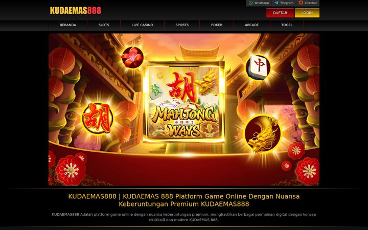 Screenshot of kudaemas888.net