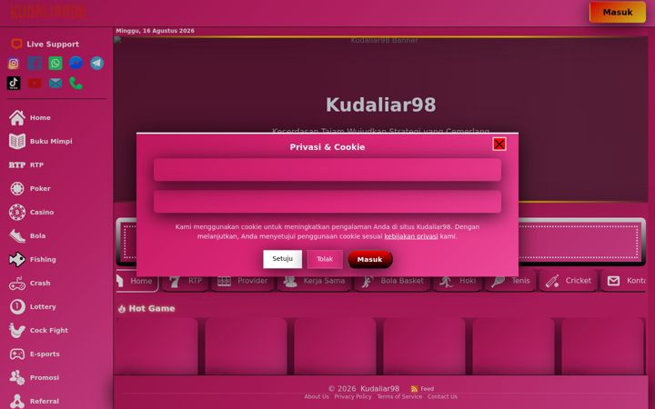 Screenshot of kudaliar98.org