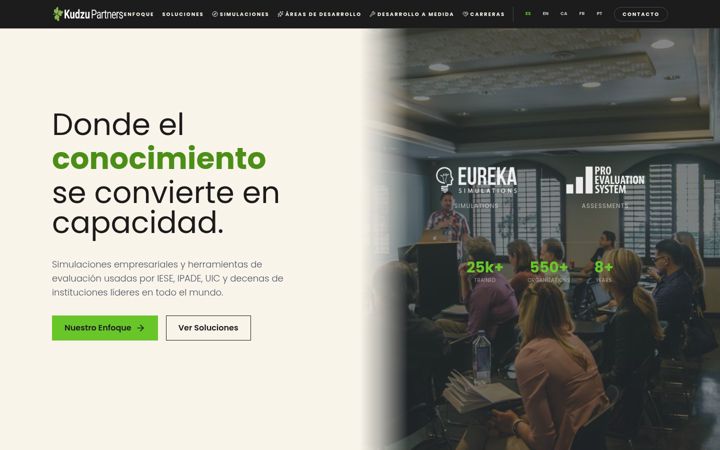 Screenshot of kudzupartners.com