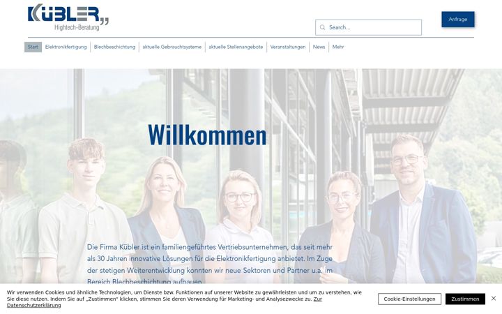 Screenshot of kuebler-ht.de