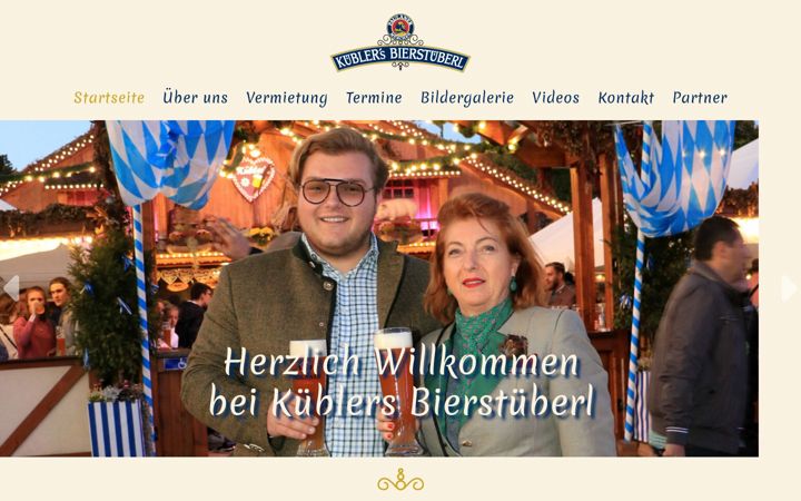 Screenshot of kueblers-bierstueberl.de