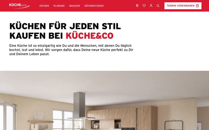 Screenshot of kuecheco.at