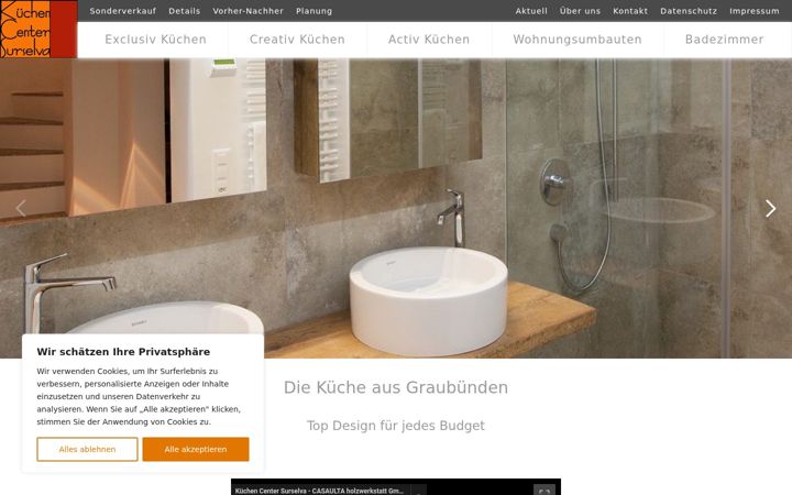 Screenshot of kuechen-center-surselva.ch