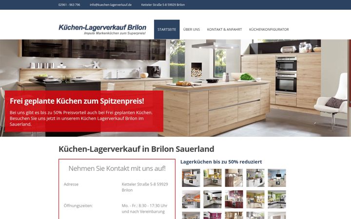Screenshot of kuechen-zweite-wahl.de