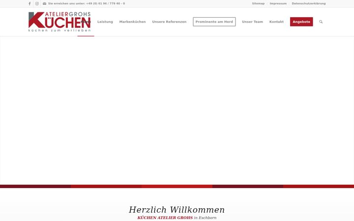 Screenshot of kuechenatelier-grohs.de