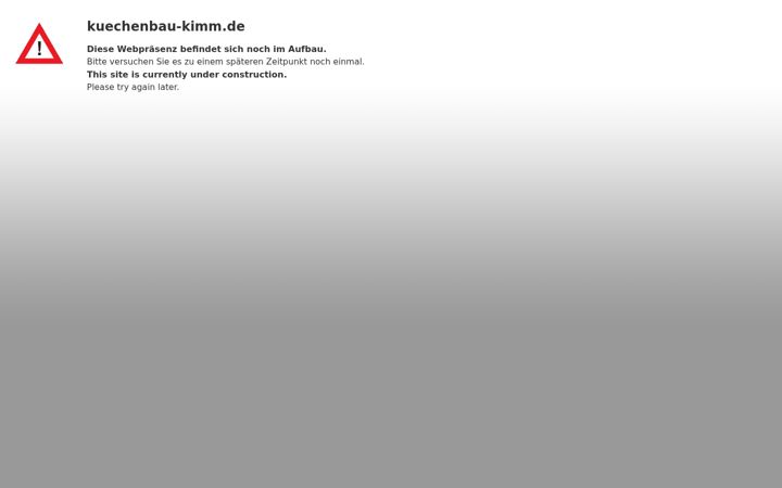 Screenshot of kuechenbau-kimm.de