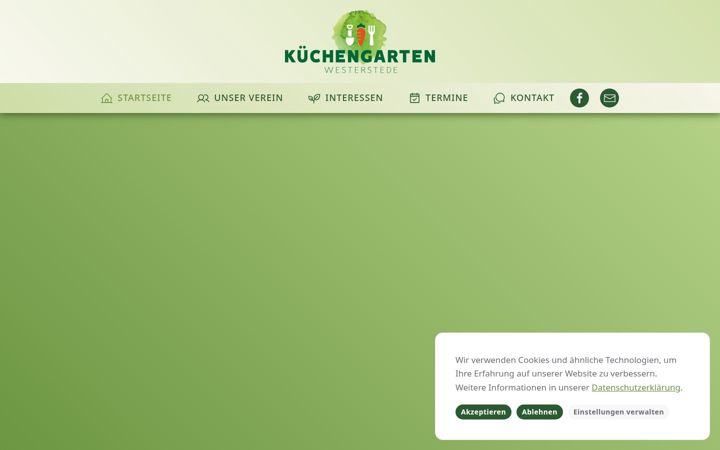 Screenshot of kuechengarten-westerstede.de