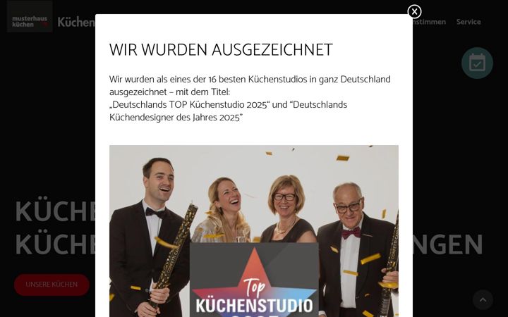 Screenshot of kuechenhaus-friedt.de