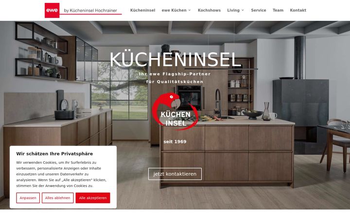 Screenshot of kuecheninsel.at