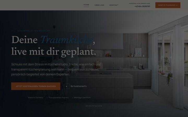 Screenshot of kuechenonline.com