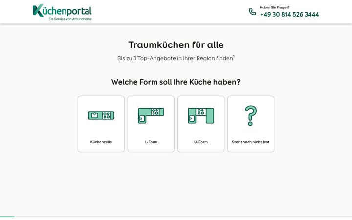 Screenshot of kuechenportal.at