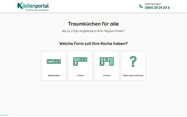 Screenshot of kuechenportal.de