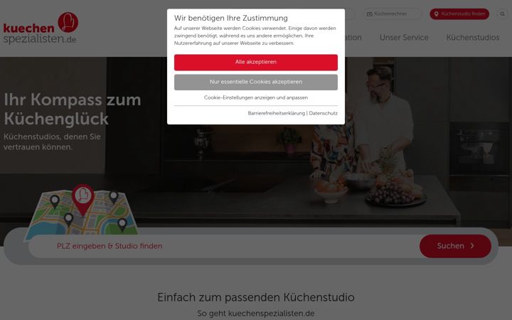 Screenshot of kuechenspezialisten.de