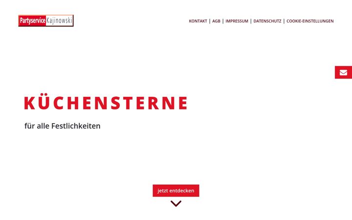 Screenshot of kuechensterne.de