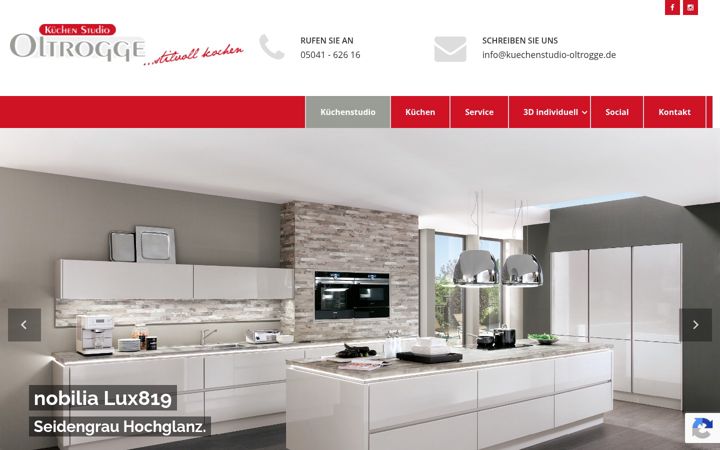 Screenshot of kuechenstudio-oltrogge.de