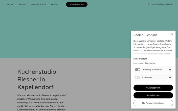 Screenshot of kuechenstudio-riesner.de