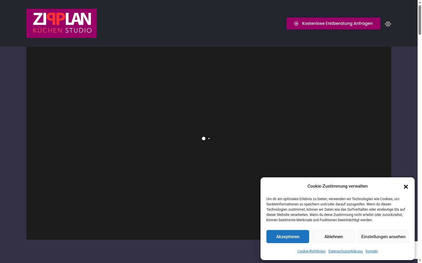 Screenshot tal-banner tal-kunsens muri qabel kwalunkwe interazzjoni